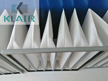 Condizionamento d'aria lavabile di Ahu di filtri dell'aria della borsa con l'alta quantità di polveri G3 G4 M5 M6