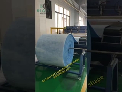 Corpo filtrante di ventilazione dell'aria Rolls, materiale di filtro dell'aria G2 G3 G4 della fibra sintetica