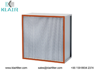 Filtro ad alta temperatura da media HEPA della fibra di vetro con i separatori di alluminio della struttura di SUS