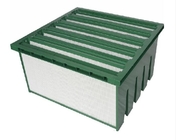 Tipo di plastica filtro dell'aria compatto medio pagina del metallo/della struttura V per il sistema di ventilazione